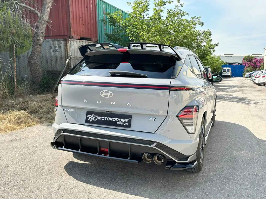 MTD Rear Wing Boot Roof Spoiler Hyundai Kona N-Line Mk2 Mk1 12-23 UNPAINTED