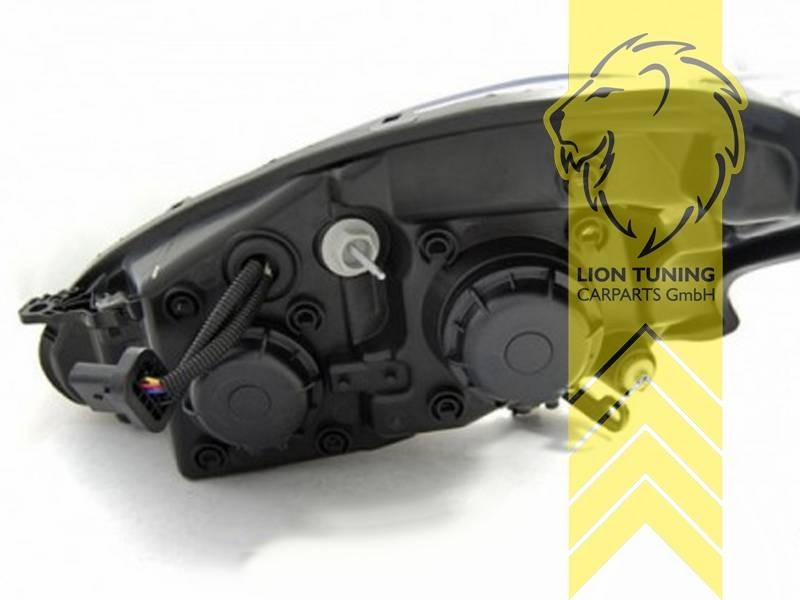 LT LED DRL Lightbar Halo Ring Headlights Peugeot 208 chrome 12-15 LHD