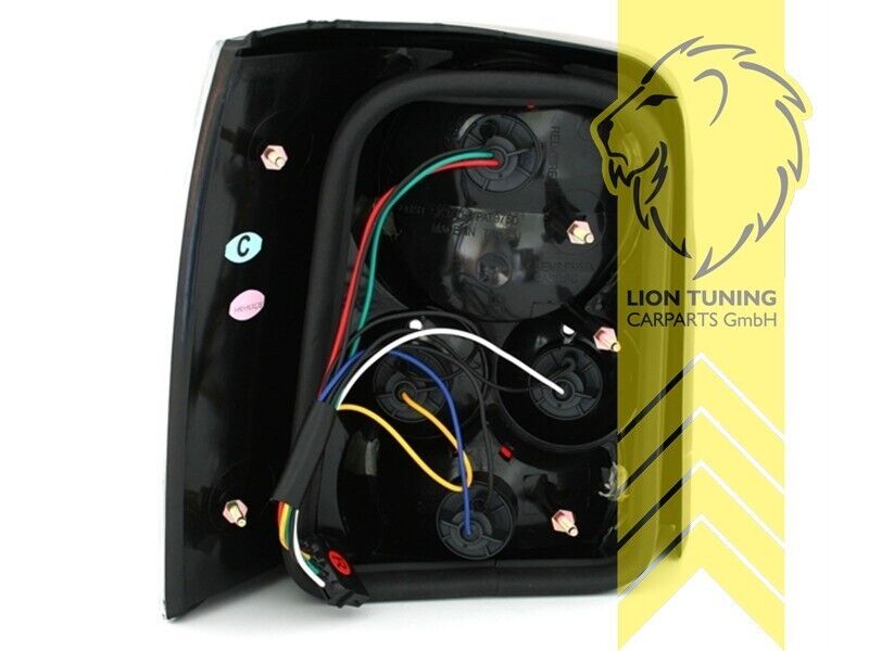 LT Pair Halogen Rear Lights Tail Lamps VW Passat 3B B5 97-00 Variant black LHD