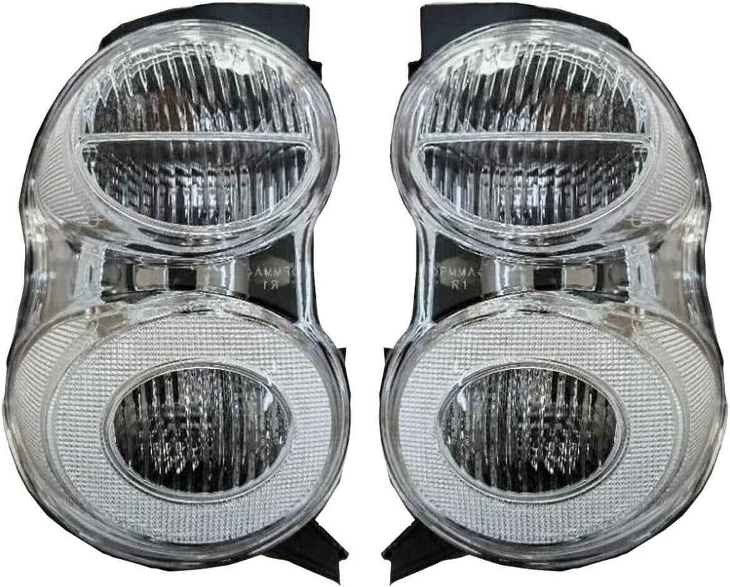 GZ Pair Smart Car Fortwo 451 Mk2 Rear Lights Tail Kamps Clear Lense 07-14 Halog