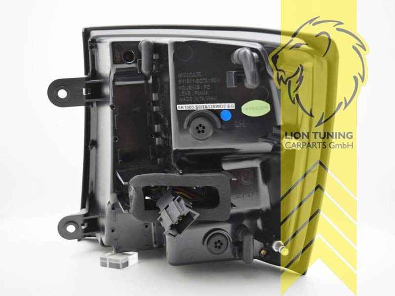 LTG LED Rear Lights Skoda Octavia 3 5E Combi 5E5 16-20 Clear LHD EXPORT ONLY