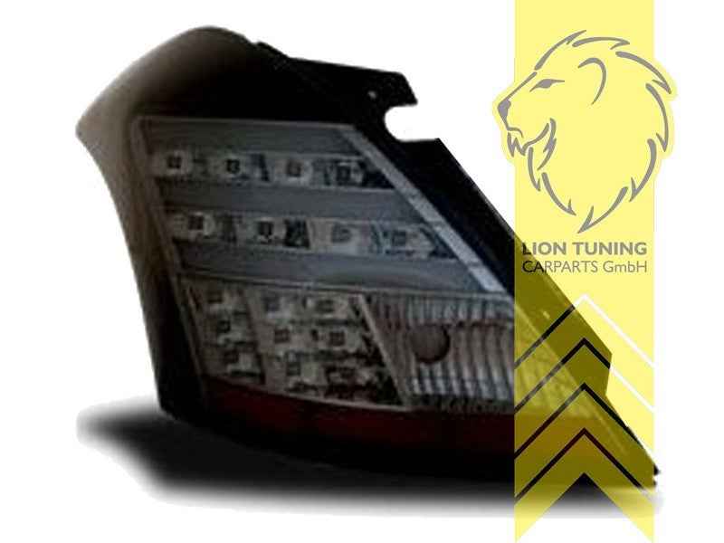 LTG Pair LED Rear Lights Lamp Tail Suzuki Swift Sport 4 IV 10-17 FZ NZ Black LHD