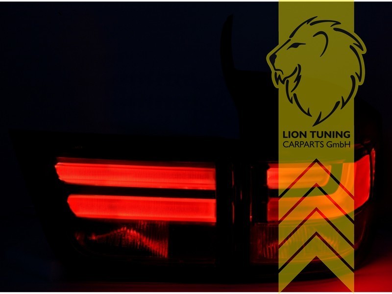 LTG DEPO LED Rear Lights Tail Lamps BMW E70 X5 black facelift LCI look 07-13 LHD
