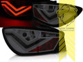 LTG Pair LED Rear Lights Tail Lamps Seat Ibiza 6J 6J5 08-12 smoke FR design LHD