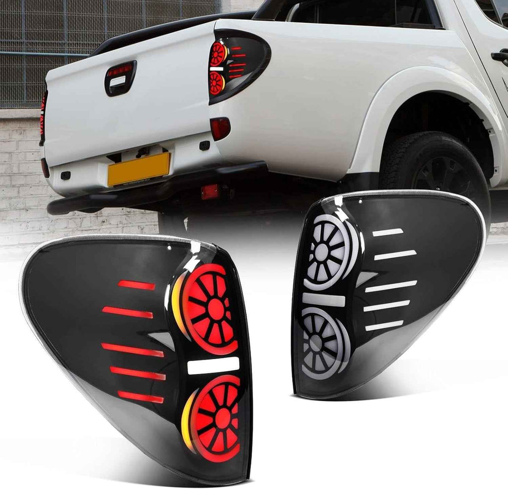 AC Pair Seq LED DRL Rear lights Tail Lamps Mitsubishi L200 Pickup Triton 05-14