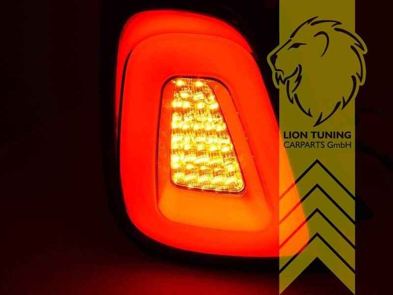 LTG Pair LED Rear Lights Tail Lamp Fiat 500 500C 595 695 312 FL + Abarth 16+ LHD