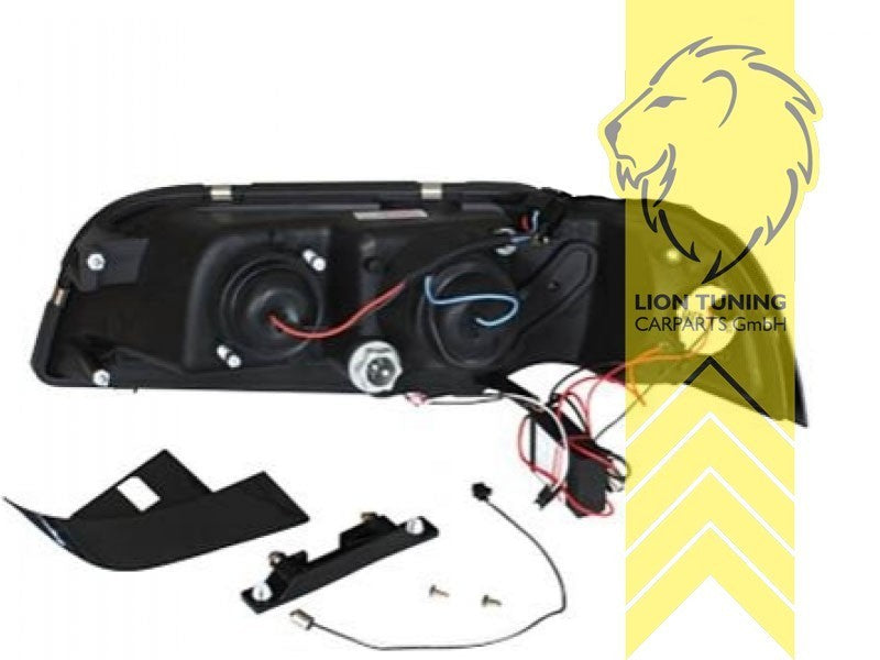 LTG Pair LED DRL Lightbar Headlights Volvo S40 sedan V40 estate VS VW 95-00 LHD