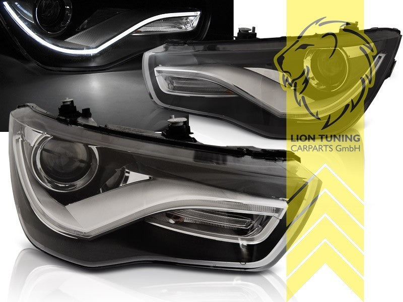 LTG DEPO LED DRL Halo Headlights Audi A1 8X 8X1 8XA 10-15 Sportback 03-08 LHD