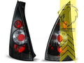 LT Pair Rear Lights Tail Lamps Citroen C3 black red Halogen FC 02-05 LHD