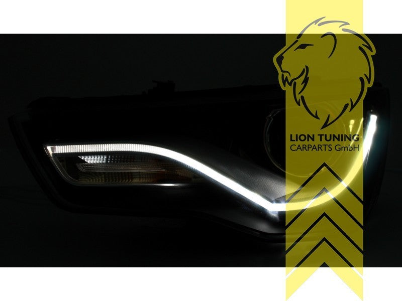 LTG DEPO LED DRL Halo Headlights Audi A1 8X 8X1 8XA 10-15 Sportback 03-08 LHD
