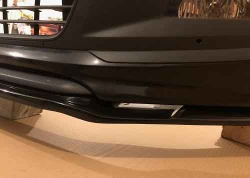 DTST UK VW Polo Front Bumper Lower Spoiler Splitter Gloss Black R-Line