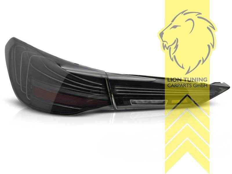 LTG Pair LED Rear Lights Tail Lamp BMW G22 Coupe G23 G26 Gran Coupe Black LHD