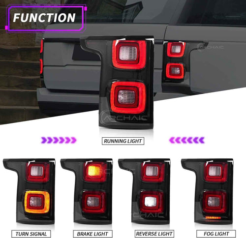 AC Pair Seq Anim LED DRL Rear lights Tail Lamp Land Range Rover Vogue L405 13-21