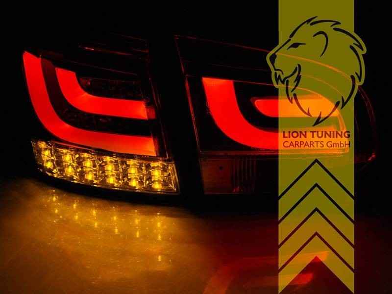 LTG Pair LED Dynamic Rear Lights Tail Lamps VW Golf 6 5K1 red black 08-13 LHD