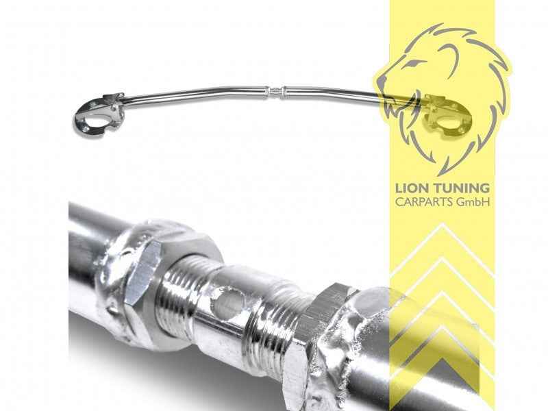 LTG Polished Aluminum Strut Brace BMW E39 Saloon Touring 6 + 8 cyl + M5 95-04