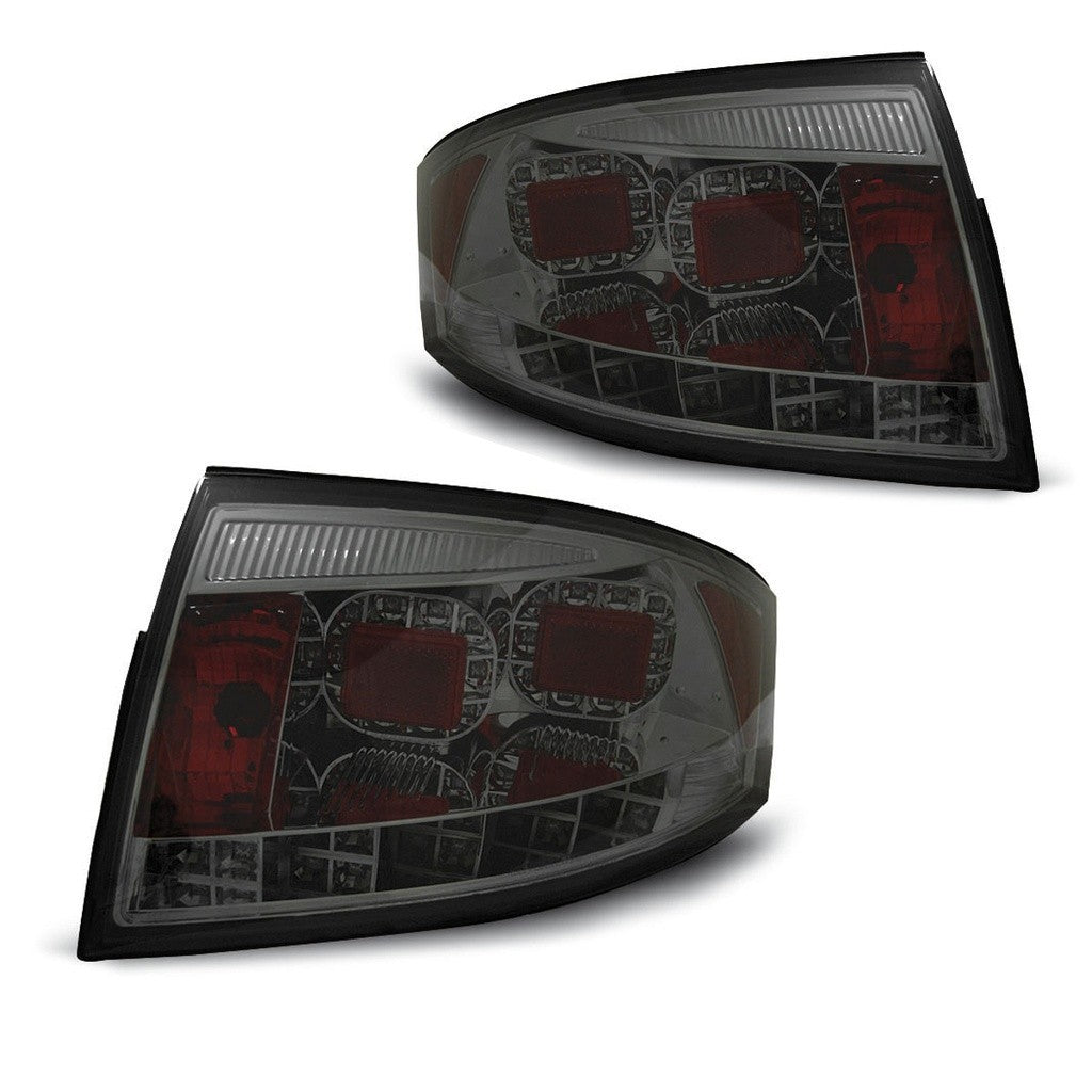 AMCP Pair LED Lightbar Rear Lights Tail Lamps Crystal Block AUDI TT 8N 99-06 LHD