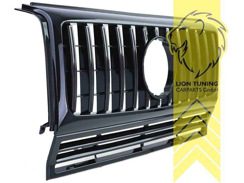 LTG radiator grille Mercedes W463 W461 W463 G-Class 89-12 Black V5 ABS