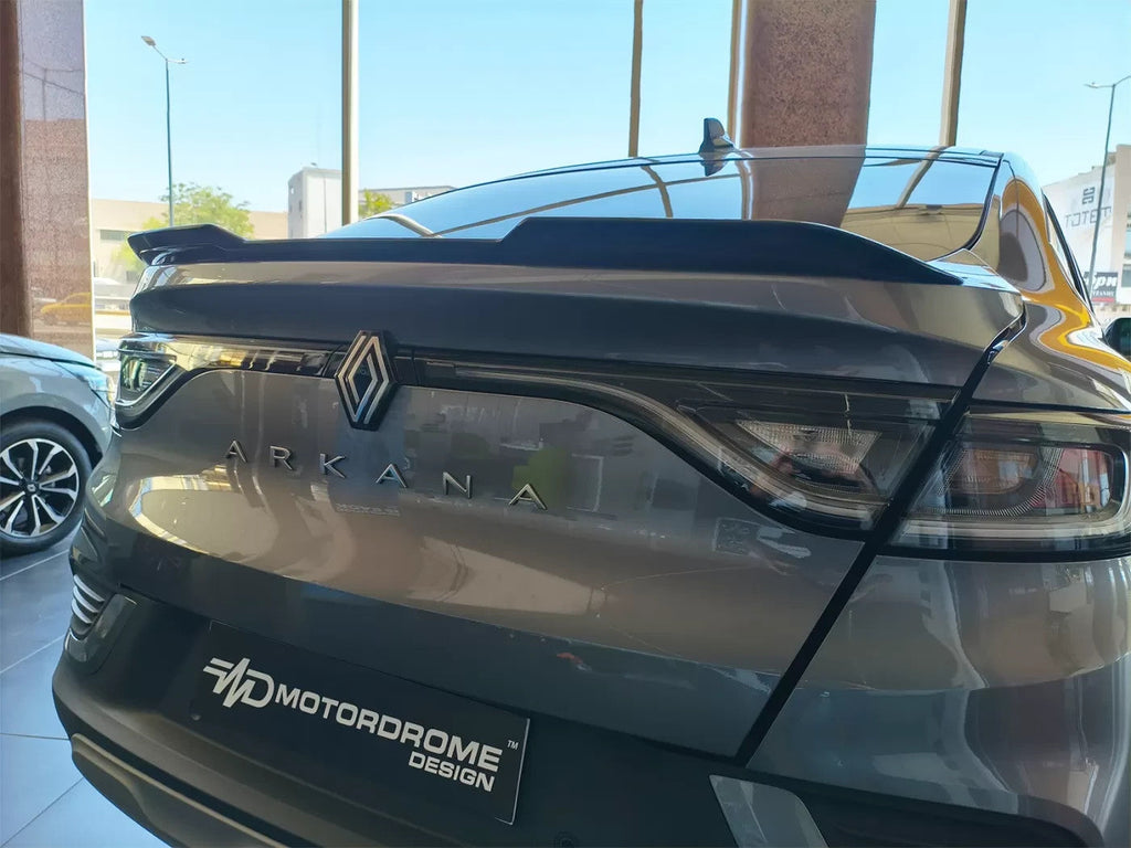 Motordrome Rear Lip Spoiler Wing Renault Arkana Mk1 PU UNPAINTED