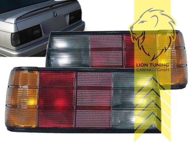 LTG Pair Rear Lights Tail Lamp BMW E30 Sedan Touring Coupe Cabrio Facelift Smoke