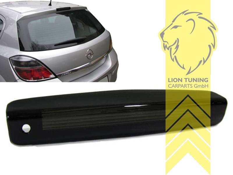 LT Rear Brake light cover Opel Astra H sedan black smoke L48 04-09