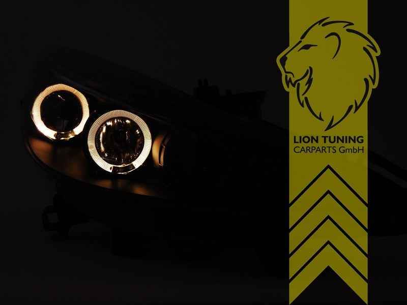 LTG Pair LED DRL U-Tube Headlights Peugeot 207 207CC Cabrio SW Break black LHD