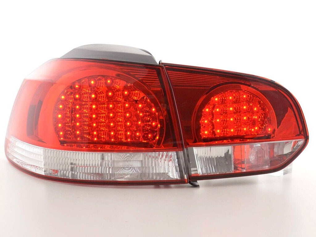 FK Set VW GOLF MK6 6 08+ 1K LED Lightbar DRL REAR LIGHTS LAMPS TAIL Clear LHD GTI