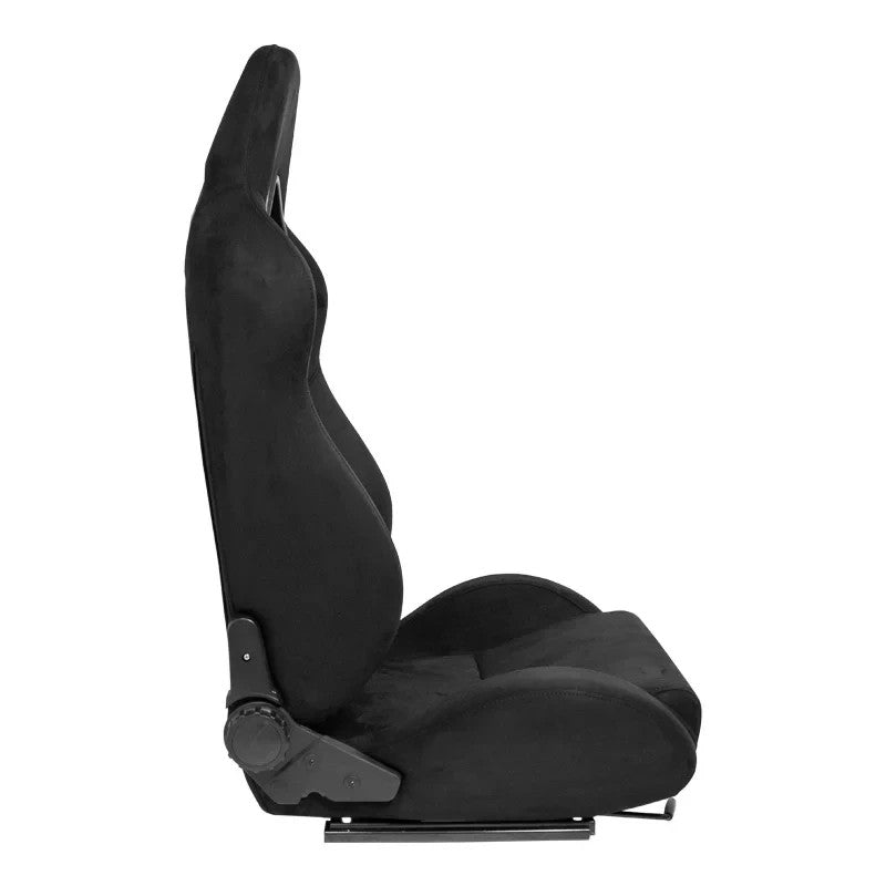 ATST x1 LH Luxe Universal Bucket Seat Black Alcantara Suede Edition + slides