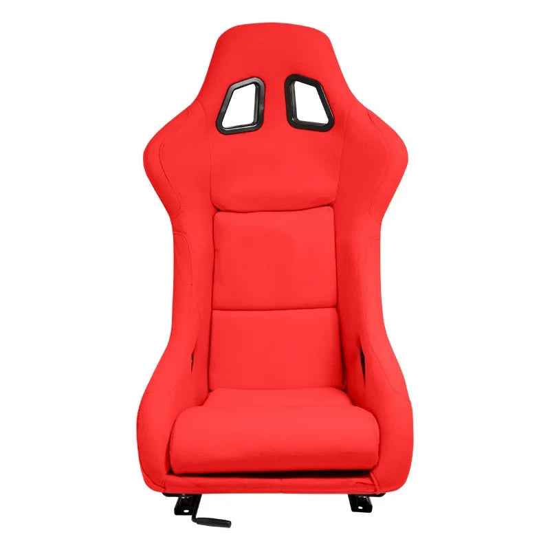 ATST x1 MO Universal Fixed Hard Back Bucket Seat Red HD Textile Fabric + slides
