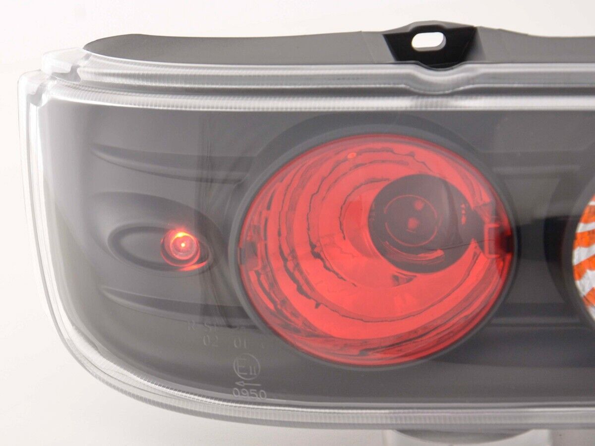 FK Pair Rear Lights Tail Lamps Fiat Seicento type 187 98-07 black & red LHD