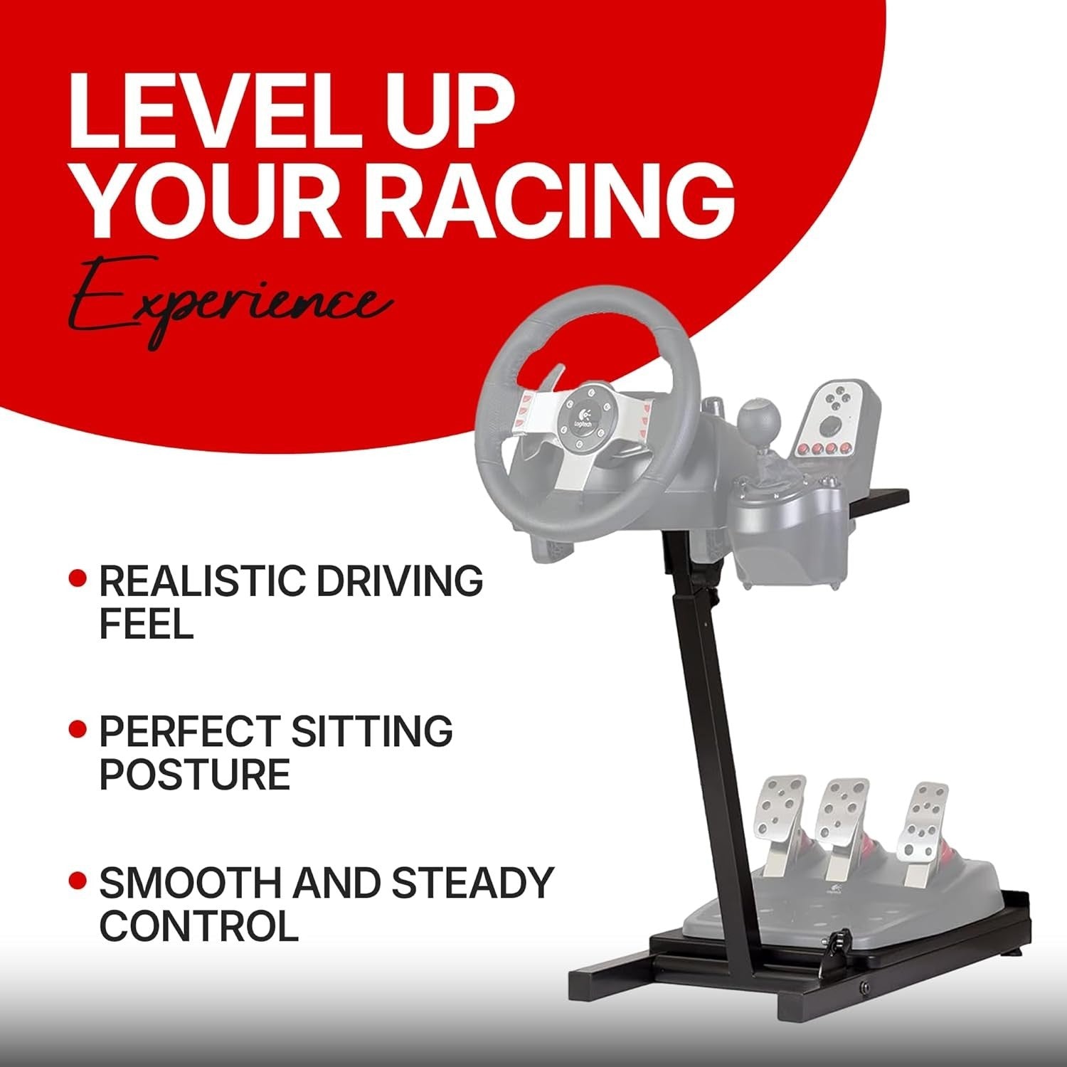 Driving Sim Racing Wheel Stand Frame Wheel Logitech Xbox Madcatz Thrustmaster