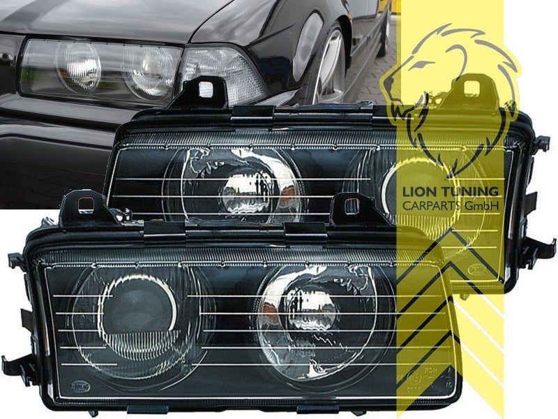 LTG DEPO Headlights BMW E36 90-00 Sedan Touring Coupe Cabrio DE RHD LHD Univ