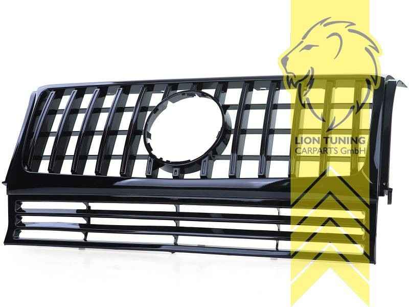 LTG radiator grille Mercedes W463 W461 W463 G-Class 89-12 Black V5 ABS