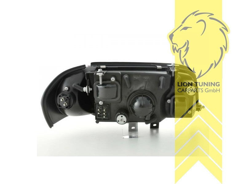 LTG Pair Halogen Headlights Mercedes W202 sedan S202 estate C-Class 93-01 LHD