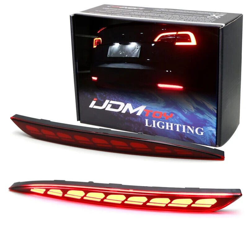Rear Tail LED Lamp Rear Light Rear Bumper Reflector Brake DYNAMIC Tesla Model Y