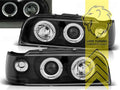 LTG Pair LED DRL Halo Ring Headlights Volvo 850 sedan estate LS LW 91-97 LHD