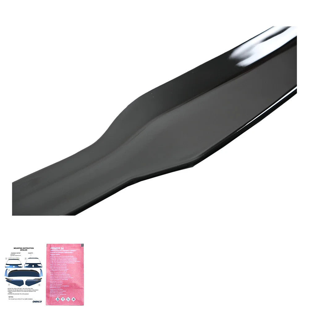 OW Rear Roof Spoiler Wing AUDI A3 S-Line S3 RS3 8Y 20-24 Sedan Gloss Black