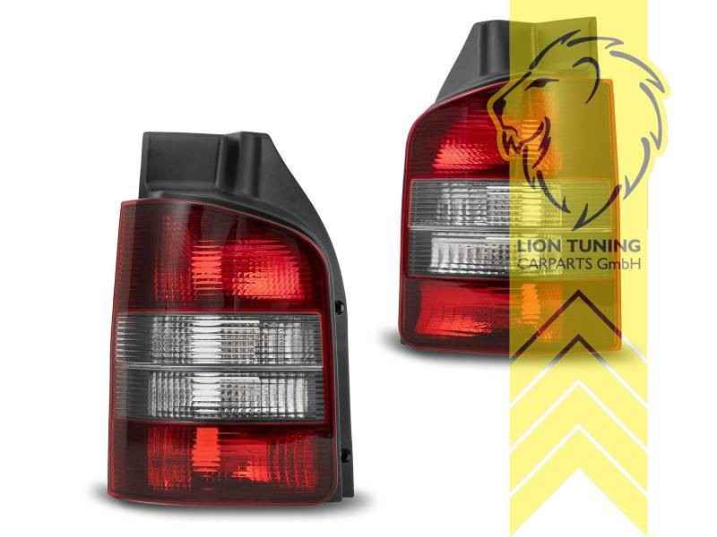 LTG Pair LED Rear Lights Tail Lamps VW T5 Bus Multivan Caravelle Transporter LHD