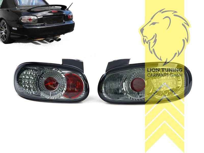 LTG Aftermarket Halogen Rear Lights Tail Mazda MX5 NB 2 MK2 Miata MX-5smoke LHD