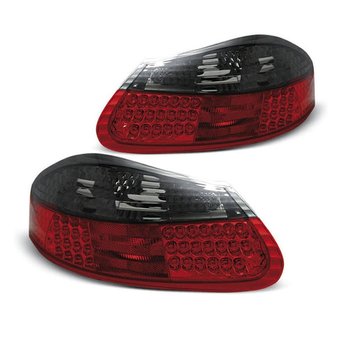 AMCP LED Lightbar Rear Lights Tail Lamps PORSCHE BOXSTER 96-04 Black Smoke LHD