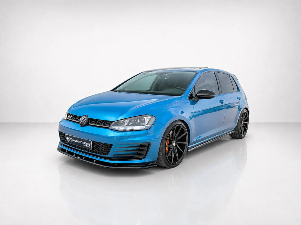 MTD Front Bumper Splitter Golf Mk7 GTI / GTD 13-16 Gloss Black ABS