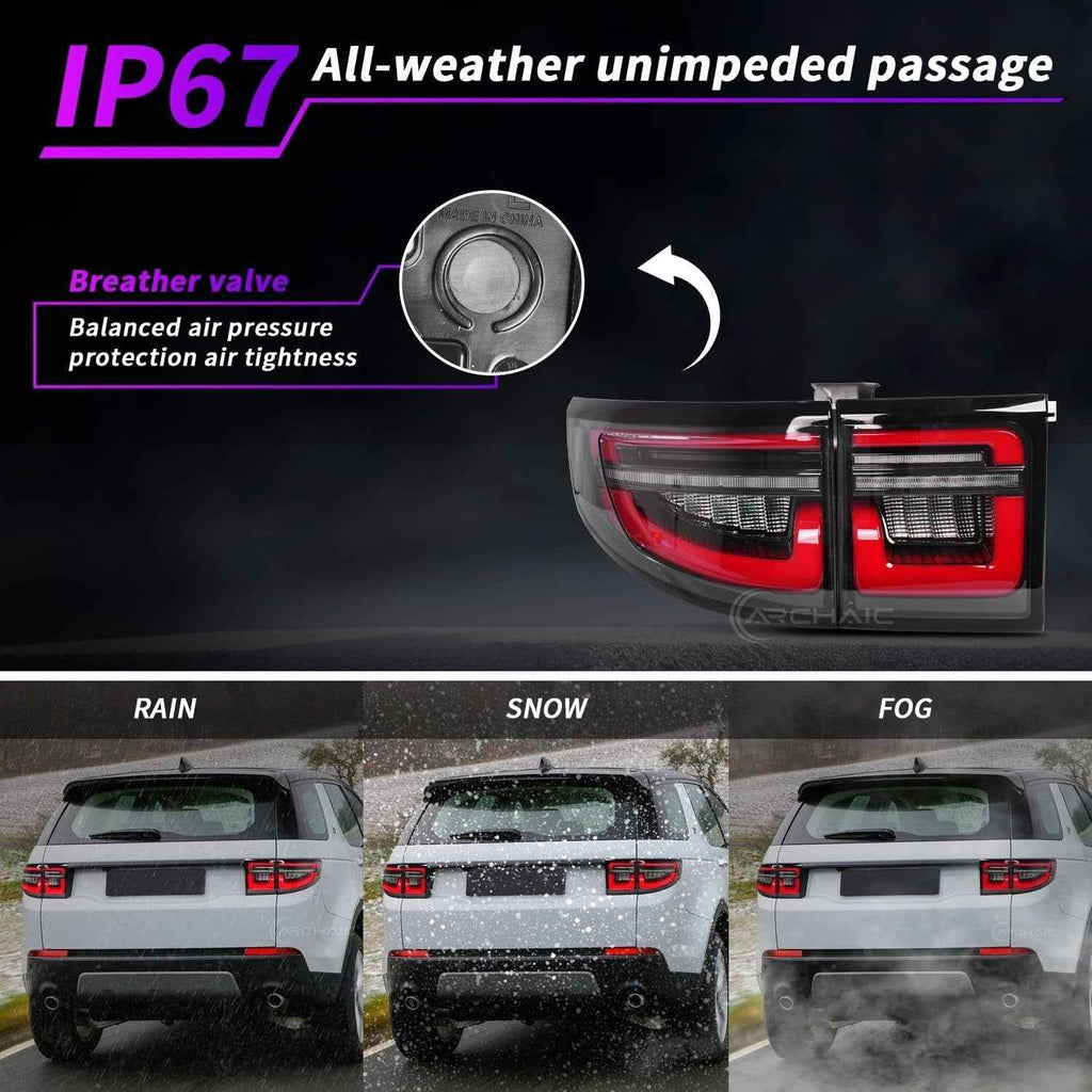 AC Pair Seq Anim LED DRL Rear lights LAND ROVER DISCOVERY SPORT L550 19-22