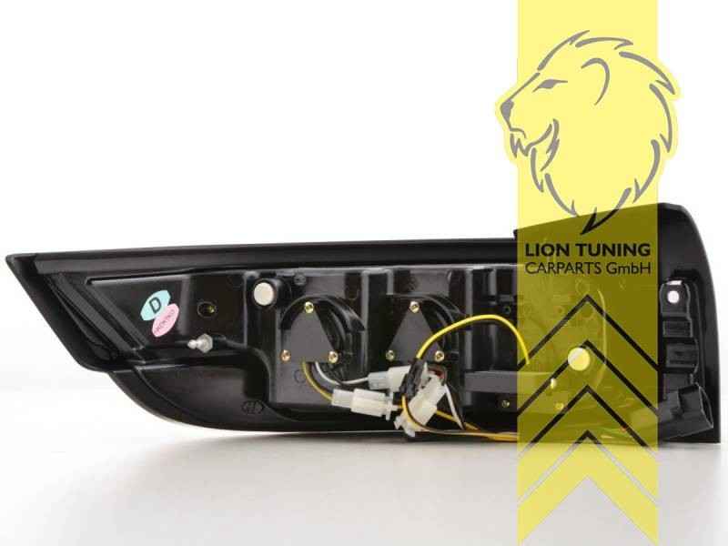 LTG LED V2 Rear Lights Tail Lamps Range Rover Evoque LV 11-15 black LHD