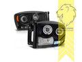 LTG Pair LED Halo DRL Headlights US Dodge RAM 3 MK3 3RD 06-09 Black EXPORT ONLY
