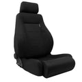 ATST x1 Retro Universal Classic Bucket Seat Black HD Fabric Textile + slides