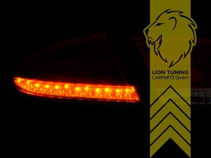 LTG Pair LED Rear Lights Tail Lamps Seat Leon 1P 05-09 Red Clear LHD