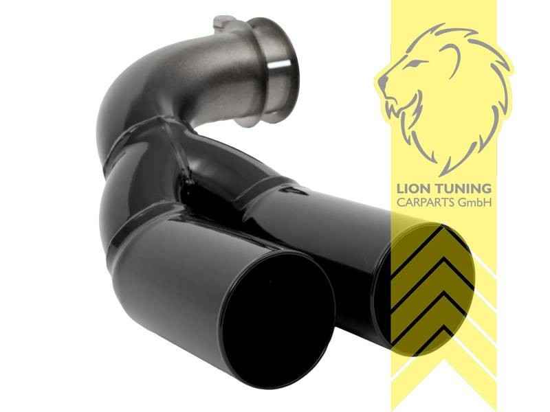 LTG Stainless steel exhaust tailpipe Twin Pipe BMW F30 F31 F32 F33 F36 11-21