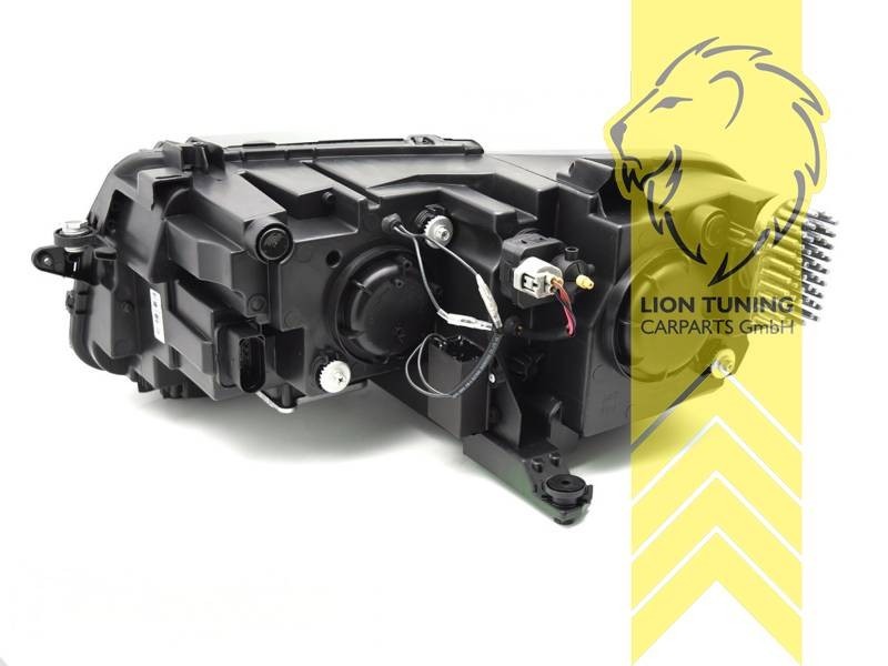 LTG Pair LED DRL Lightbar Headlights VW Tiguan 2 5AN AD1 16-20 black LHD EXPORT