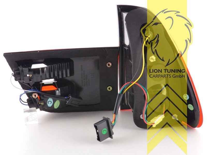 LTG Pair LED Lightbar Rear Lights Tail Lamps BMW E53 X5 white chrome 00-03 LHD