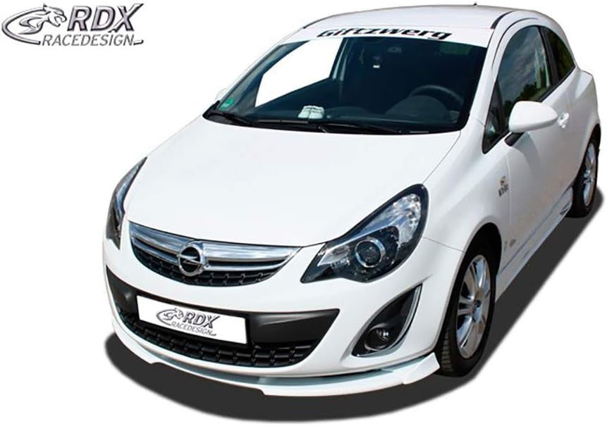 RDX Front Bumper Splitter Opel Vauxhall Corsa D Facelift 10-14 PU Unpainted