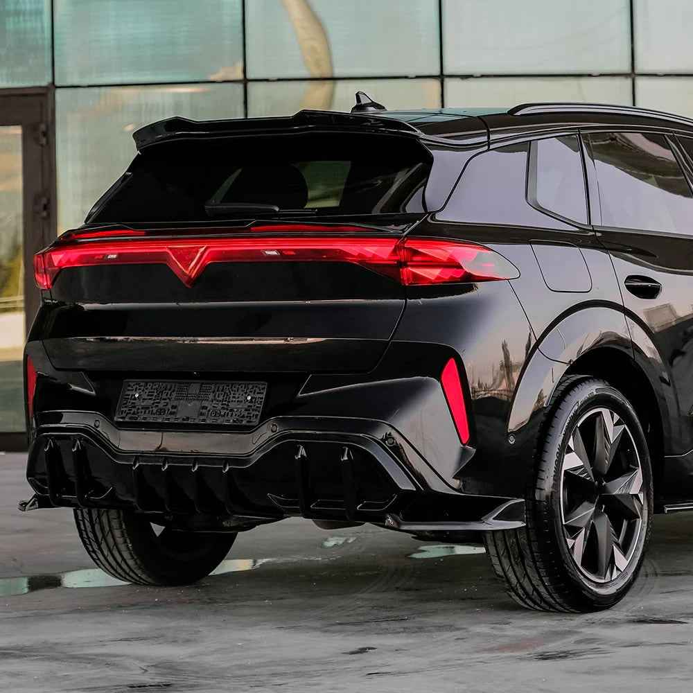 OW  Rear Bumper Diffuser Splitter Styling CUPRA Terramar Mk1 25+ ABS Gloss Black